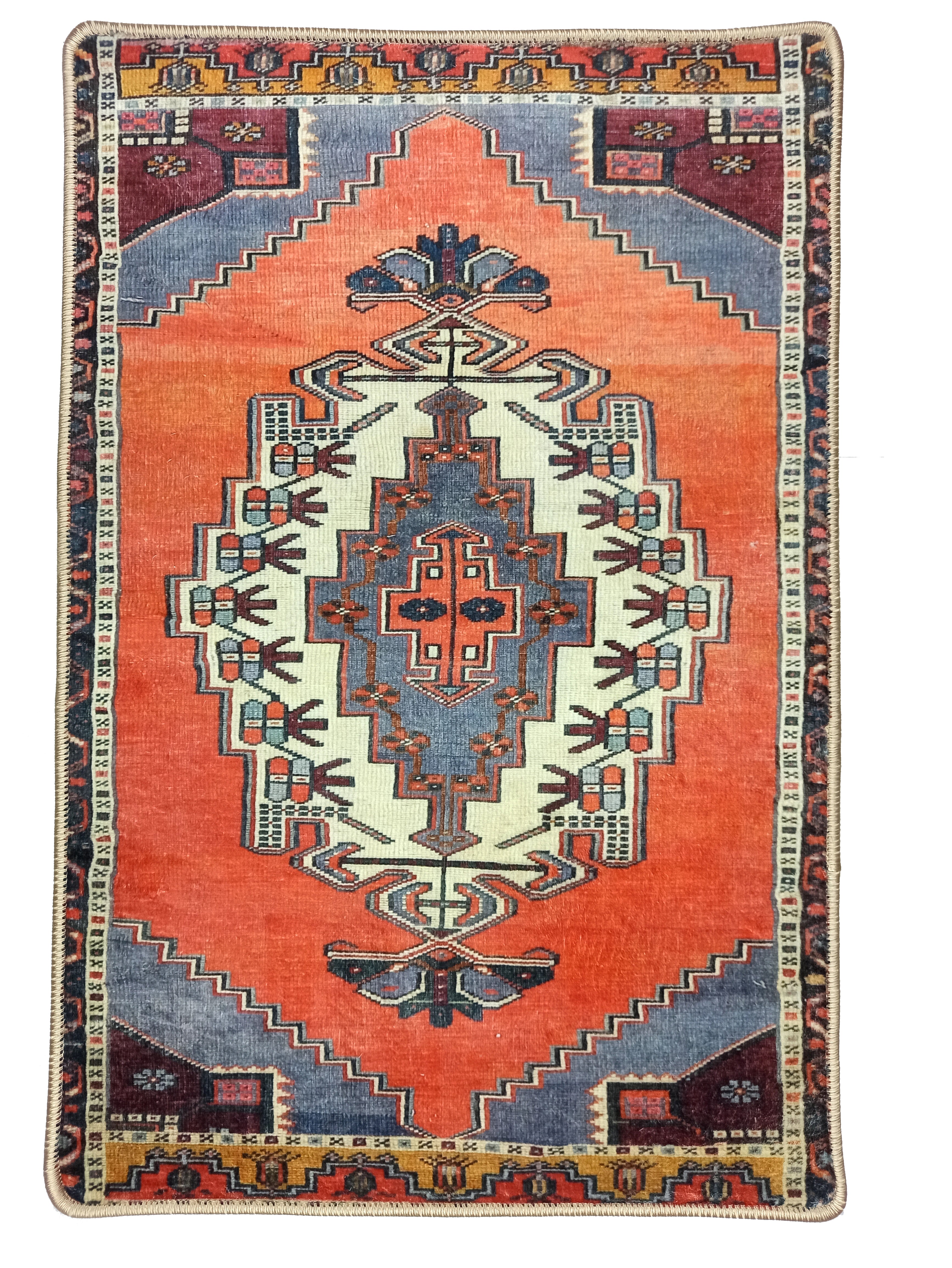 71.5×95 Amity ViNTAGE TURKiSH RUG-