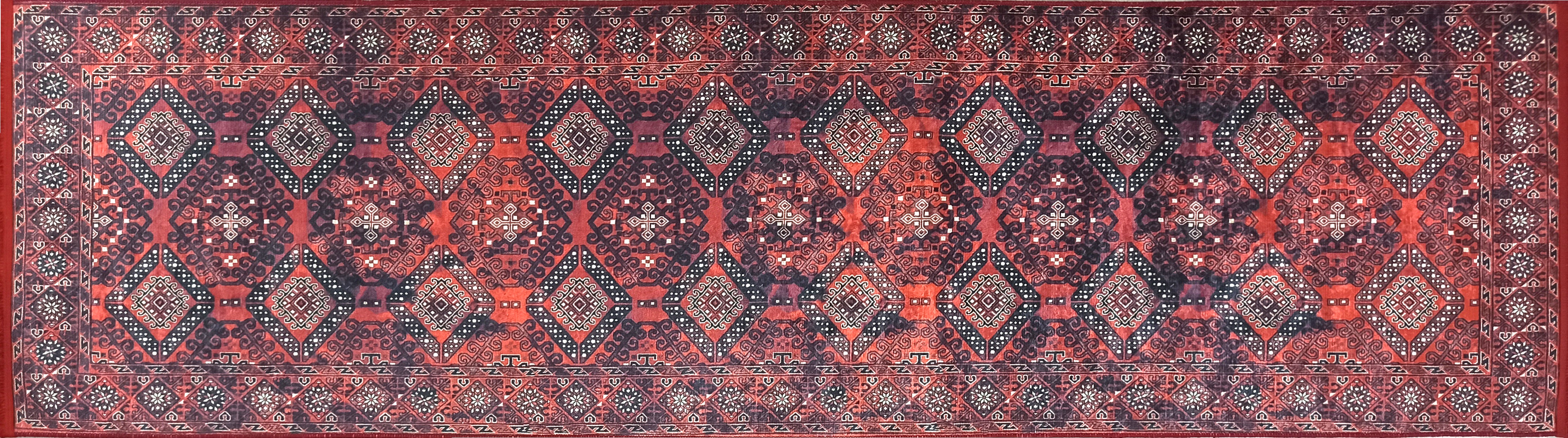 Vintage style Kilim Turkish Vintage Neutral Red Rug