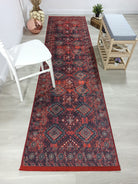 Vintage style Kilim Turkish Vintage Neutral Red Rug