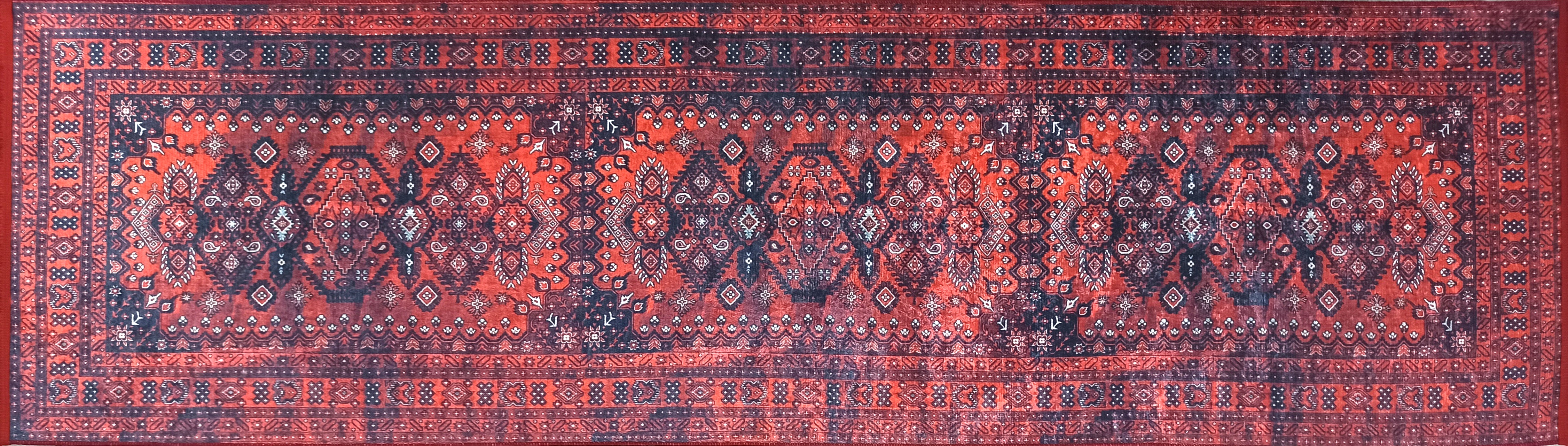 Vintage style Kilim Turkish Vintage Neutral Red Rug