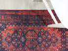 Vintage style Kilim Turkish Vintage Neutral Red Rug