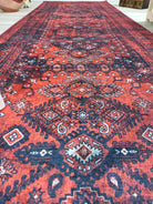 Vintage style Kilim Turkish Vintage Neutral Red Rug