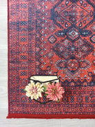 Vintage style Kilim Turkish Vintage Neutral Red Rug