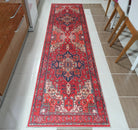 ALin Rug Red Vintage Geometric Faded Rug-Rugs-Fame Rugs-2'x3' ft 60x90 cm-fame