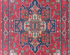 ALin Rug Red Vintage Geometric Faded Rug-Rugs-Fame Rugs-2'x3' ft 60x90 cm-fame