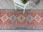 Adia Rug Turkish Red Orange Blue Rug-Rugs-Fame Rugs-2'x3'ft 60x90cm-fame