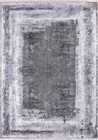 Alae Abstract Distressed Neutral Gray Rug-Fame Rugs-2'x3'ft 60x90cm-fame