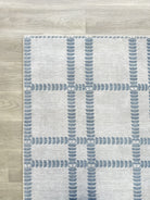 Amani Cream Blue Oushak Rug-Area Rugs-famerugs-2'x3' ft 60x90 cm-fame