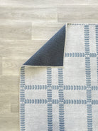 Amani Cream Blue Oushak Rug-Area Rugs-famerugs-2'x3' ft 60x90 cm-fame