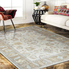 Anais Boho Brown Ivory Modern Oushak Rug-famerugs-2&#39;x3&#39; ft 60x90cm-fame