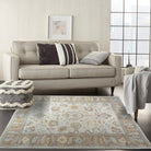 Anais Boho Brown Ivory Modern Oushak Rug-famerugs-2&#39;x3&#39; ft 60x90cm-fame