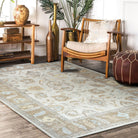 Anais Boho Brown Ivory Modern Oushak Rug-famerugs-2&#39;x3&#39; ft 60x90cm-fame