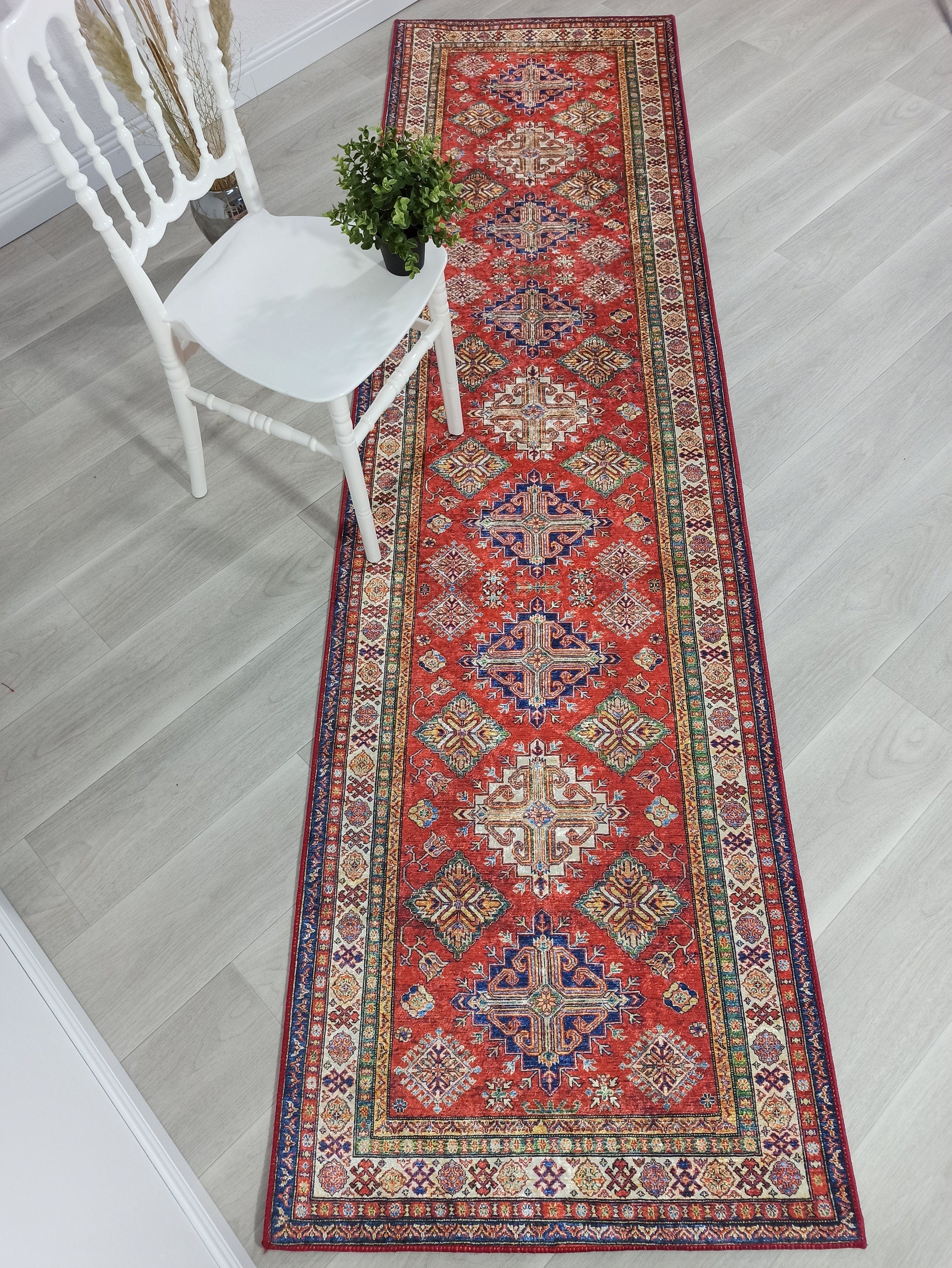 Anan Rug Red Ethnic Turkish Rug-Rugs-Fame Rugs-2'x3'ft 60x90cm-fame