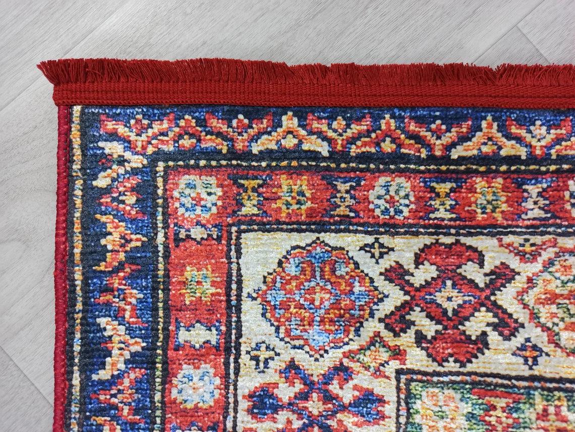 Anan Rug Red Ethnic Turkish Rug-Rugs-Fame Rugs-2'x3'ft 60x90cm-fame