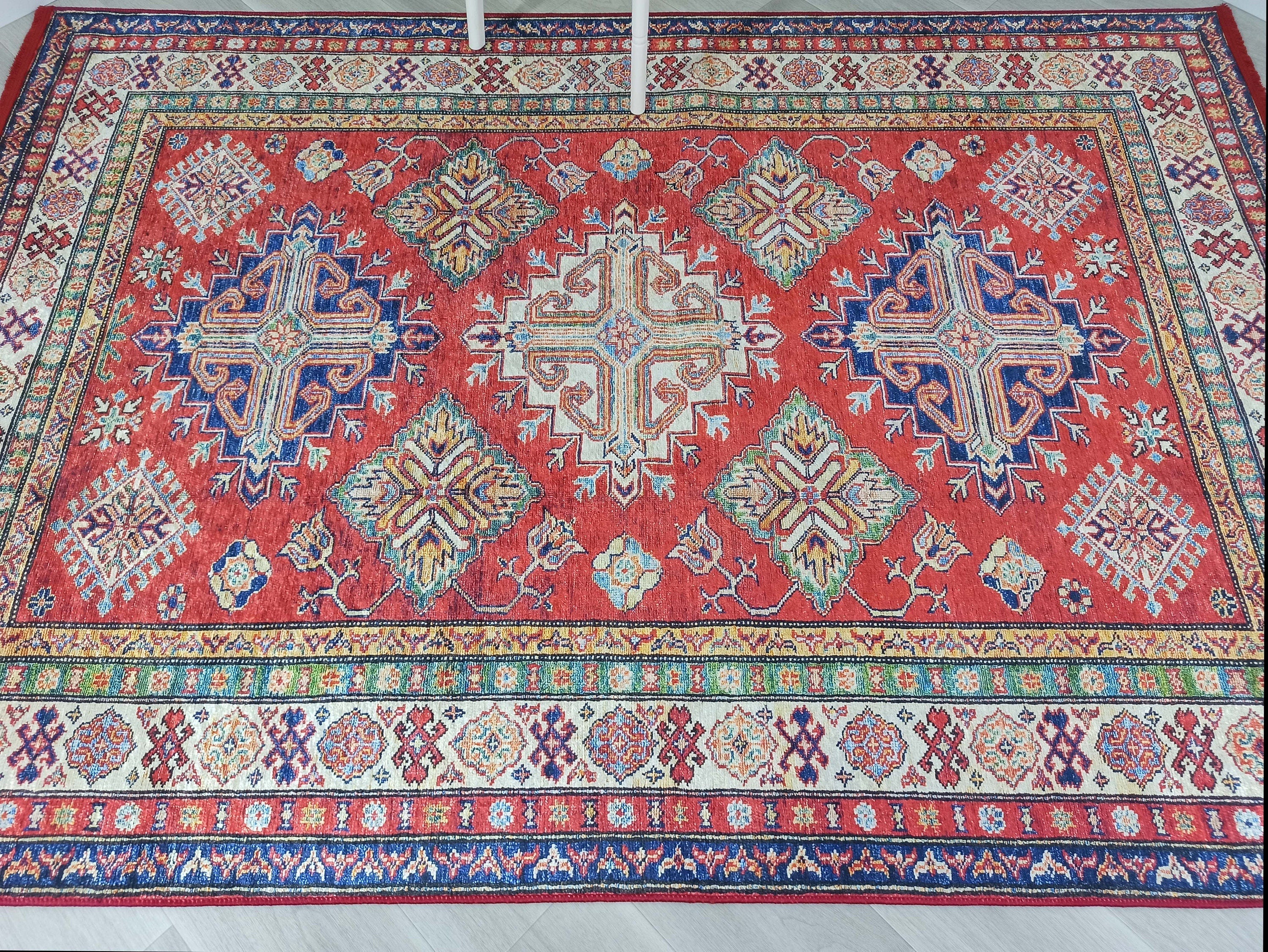 Anan Rug Red Ethnic Turkish Rug-Rugs-Fame Rugs-2'x3'ft 60x90cm-fame