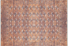 Arda Turkish Kilim Orange & Silver Rug-Fame Rugs-2'x3'ft 60x90cm-White-fame