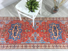 Ari Rug Antique Oriental Turkish Red & Blue Rug-Rugs-Fame Rugs-2'x3' ft 60x90 cm-fame