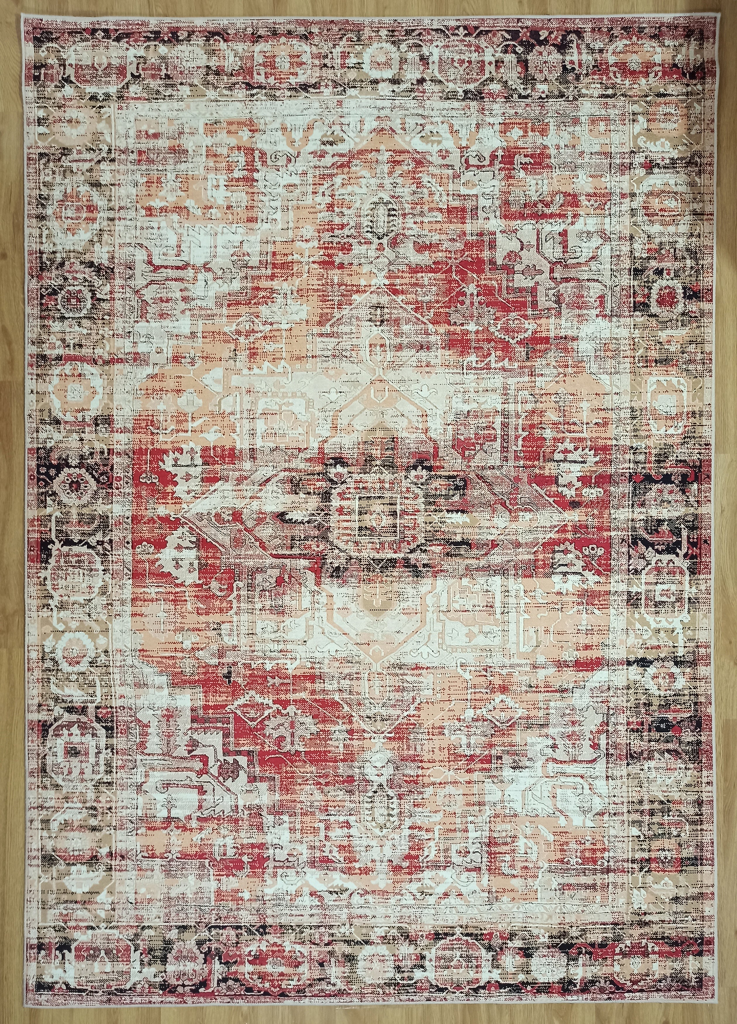 Arma Persian Oriental Faded Beige Rug-Rugs-Fame Rugs-2'x3' ft 60x90 cm-fame