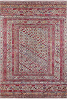 Arsa Turkish Oushak Red Beige Rug-Fame Rugs-2'x3'ft 60x90cm-fame