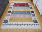 Asun Kilim Style Colorful Pastel Rug-Rugs-Fame Rugs-2'x3' ft 60x90 cm-fame