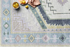 Averill Lavender, Pink & Blue Modern Oushak Rug-Area Rugs-famerugs-2'x3' ft 60x90cm-fame