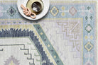 Averill Lavender, Pink & Blue Modern Oushak Rug-Area Rugs-famerugs-2'x3' ft 60x90cm-fame