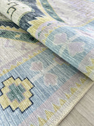 Averill Lavender, Pink & Blue Modern Oushak Rug-Area Rugs-famerugs-2'x3' ft 60x90cm-fame