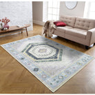 Averill Lavender, Pink & Blue Modern Oushak Rug-Area Rugs-famerugs-2'x3' ft 60x90cm-fame