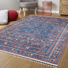 Ayda Turkish Oriental Blue Rug-Fame Rugs-2'x3'ft 60x90cm-fame