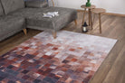 Aziza Modern Ivory Beige Orange Brown Rug-Rugs-Fame Rugs-2'x3' ft 60x90 cm-fame