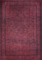 Azra Turkish Vintage Red and Blue Rug-Rugs-Fame Rugs-2'x3' ft 60x90 cm-fame