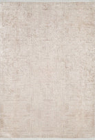 Bella Turkish Muted Tribal Solid Beige Rug-Fame Rugs-2'x3'ft 60x90cm-fame