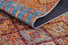 Benya Turkish Kilim Orange Blue Rug-Fame Rugs-2'x3'ft 60x90cm-fame