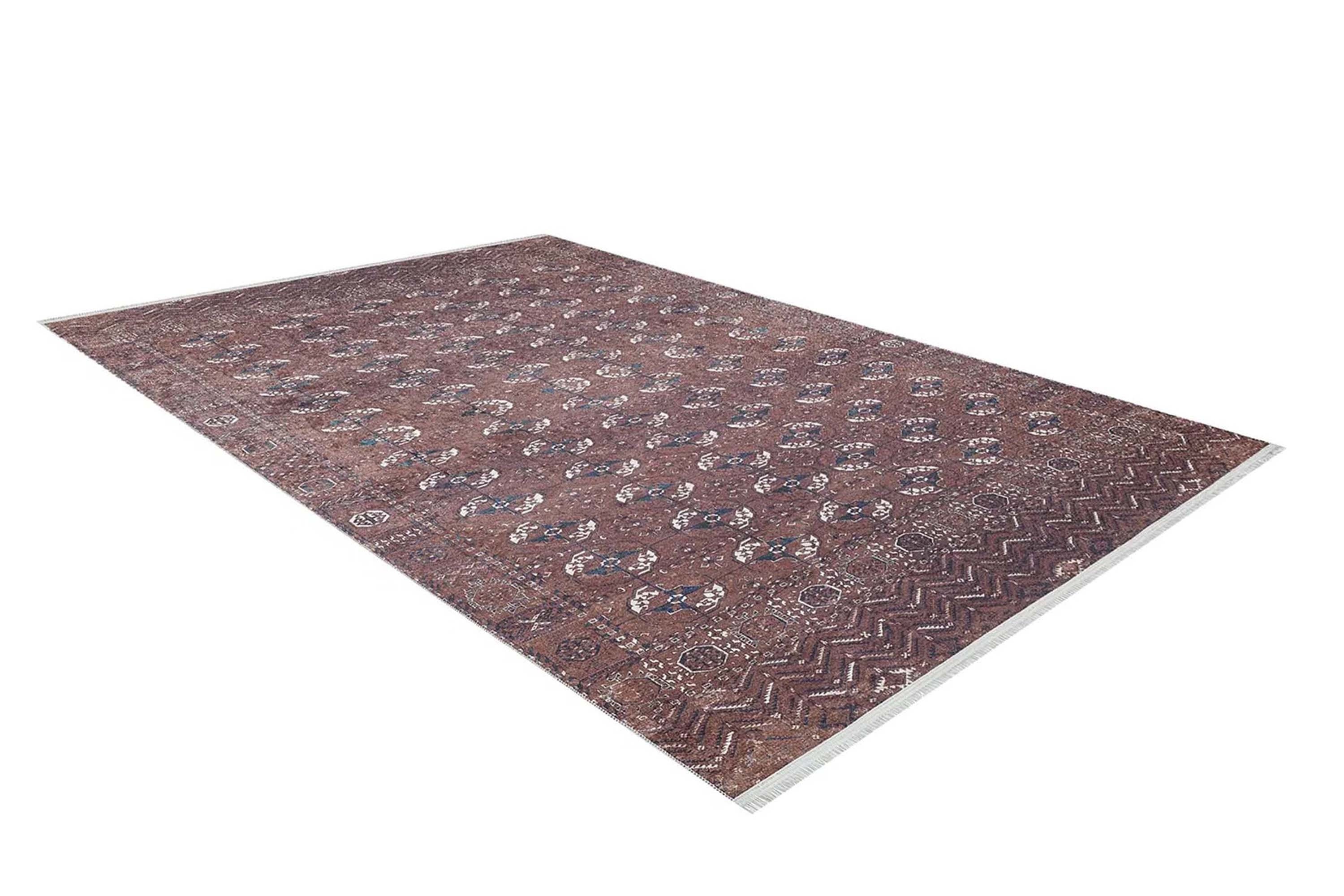 Bura Brown Bokhara Afghan Rug-Fame Rugs-2'x3'ft 60x90cm-fame