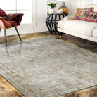 Cecile Distressed Persian Beige, Blush & Muted Sage Rug-famerugs-2&#39;x3&#39; ft 60x90cm-fame