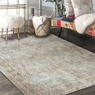 Cecile Distressed Persian Beige, Blush & Muted Sage Rug-famerugs-2&#39;x3&#39; ft 60x90cm-fame