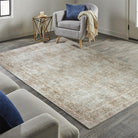 Cecile Distressed Persian Beige, Blush & Muted Sage Rug-famerugs-2&#39;x3&#39; ft 60x90cm-fame