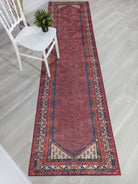 Cheka Turkish Red Beige Runner-Rugs-Fame Rugs-2'x3'ft 60x90cm-fame