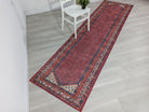 Cheka Turkish Red Beige Runner-Rugs-Fame Rugs-2'x3'ft 60x90cm-fame