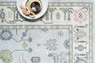 Corinne Pastel Blue Cream Modern Oushak Rug-Oushak Rug-famerugs-2'x3' ft 60x90cm-fame