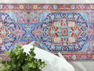 Dala RugVintage Pink Navy Blue Rug-Rugs-Fame Rugs-2'x3' ft 60x90 cm-fame