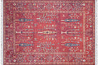 Damla Rug Turkish Ethnic Red Kilim Rug-Fame Rugs-2'x3'ft 60x90cm-without fringe-fame