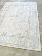 Daria Neutral Faded Pink Blush Oushak Rug-Area Rugs-famerugs-2'x3' ft 60x90cm-fame