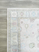 Daria Neutral Faded Pink Blush Oushak Rug-Area Rugs-famerugs-2'x3' ft 60x90cm-fame