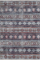 Dina Ethnic Nomad Turkish Rug-Fame Rugs-2'x3'ft 60x90cm-Desing 1-fame