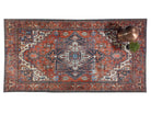 all groups Diva Turkish Red Blue Gray Rug-Rugs-Fame Rugs-Burnt Brick-2'x3' ft 60x90 cm-fame