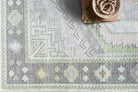 Eloise Faded Pastel Green Modern Oushak Rug-Area Rugs-famerugs-2'x3' ft 60x90cm-fame