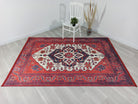 Eyma Rug Vintage Red Bokhara Rug-Rugs-Fame Rugs-2'x3'ft 60x90cm-fame