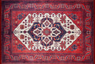 Eyma Rug Vintage Red Bokhara Rug-Rugs-Fame Rugs-2'x3'ft 60x90cm-fame