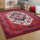 Eyma Rug Vintage Red Bokhara Rug-Rugs-Fame Rugs-2'x3'ft 60x90cm-fame